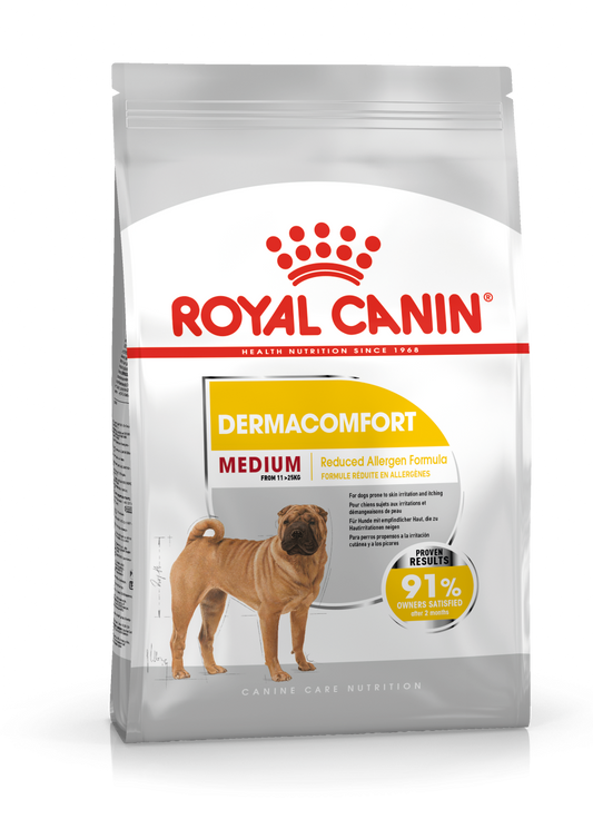 Royal Canin, Medium Dermacomfort 12 KG, Canine Care Nutrition