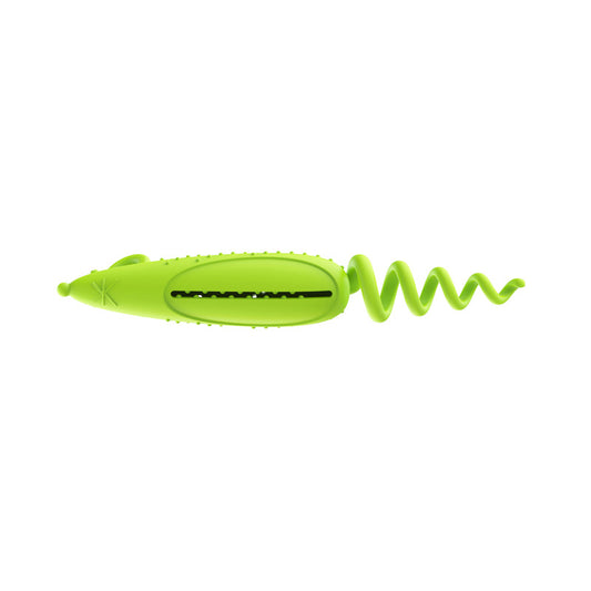 Gigwi Roll Tailed Mouse, Green