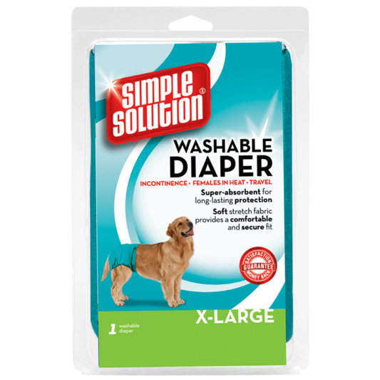 Simple Solution Washable Female Dog Diaper, XS