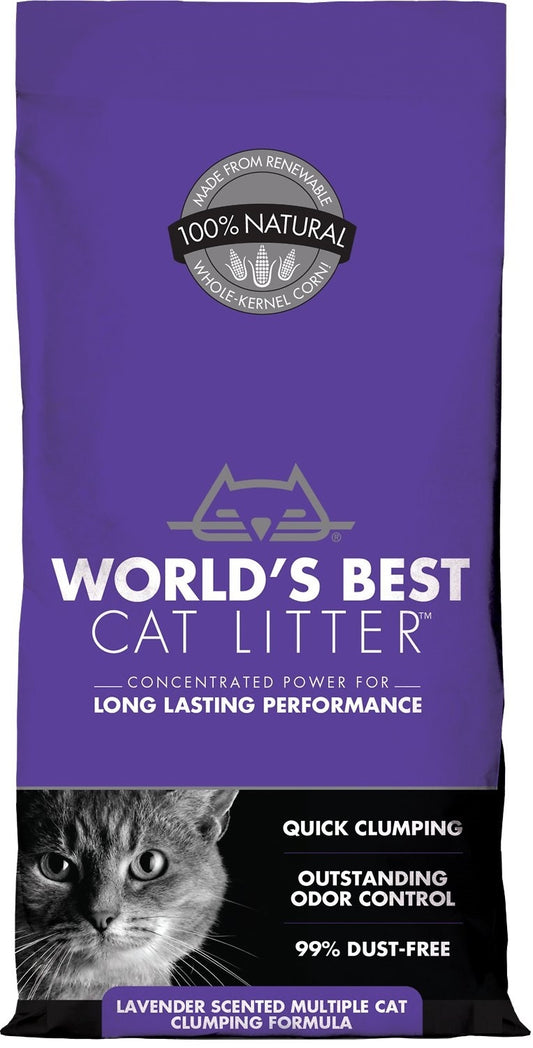 World's Best Cat Litter Scented Multiple Cat Clumping, 8 lb