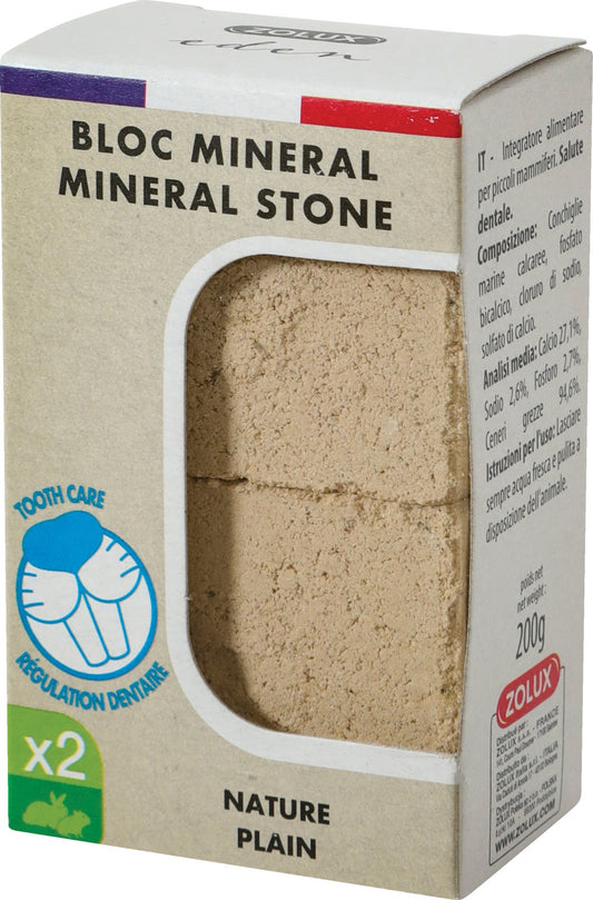 BLOC MINERAL STONE PLAIN X2 200GR