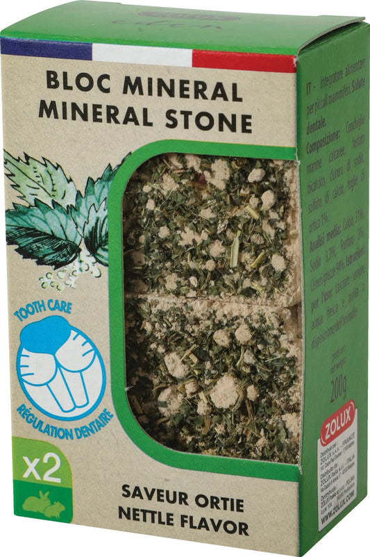 BLOC MINERAL STONE NETTLE FLAVOR X2 200GR